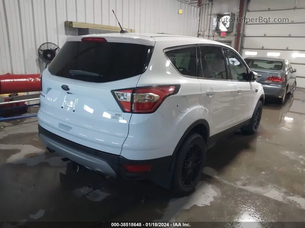 2017 Ford Escape Se White vin: 1FMCU0G92HUA51554