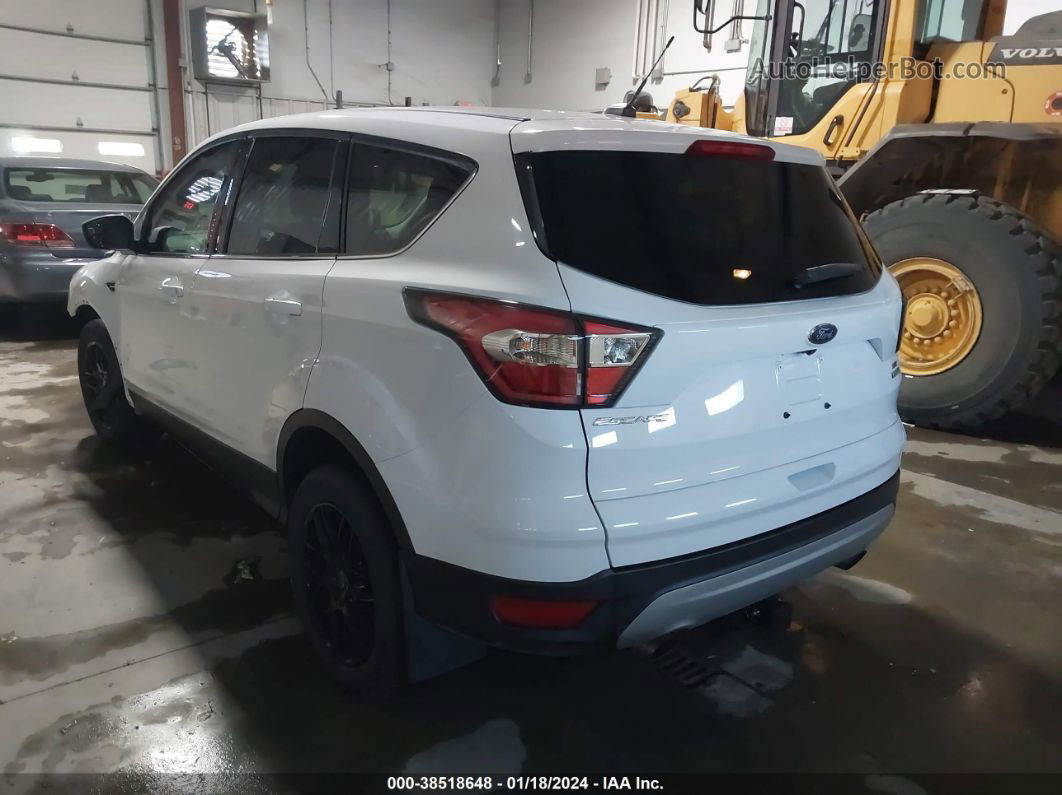 2017 Ford Escape Se White vin: 1FMCU0G92HUA51554