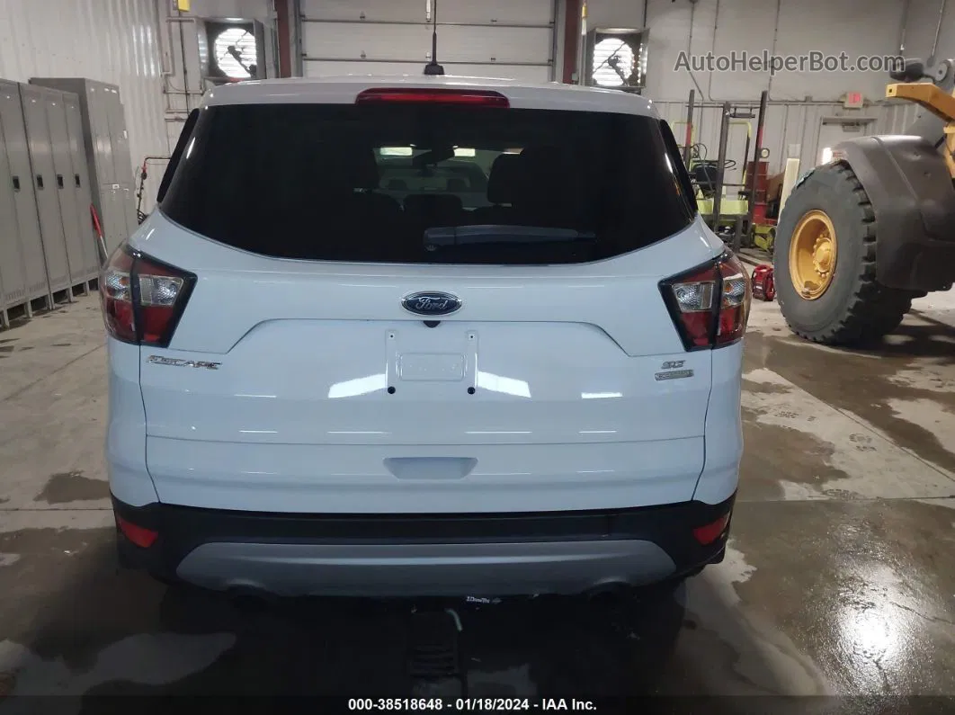 2017 Ford Escape Se White vin: 1FMCU0G92HUA51554