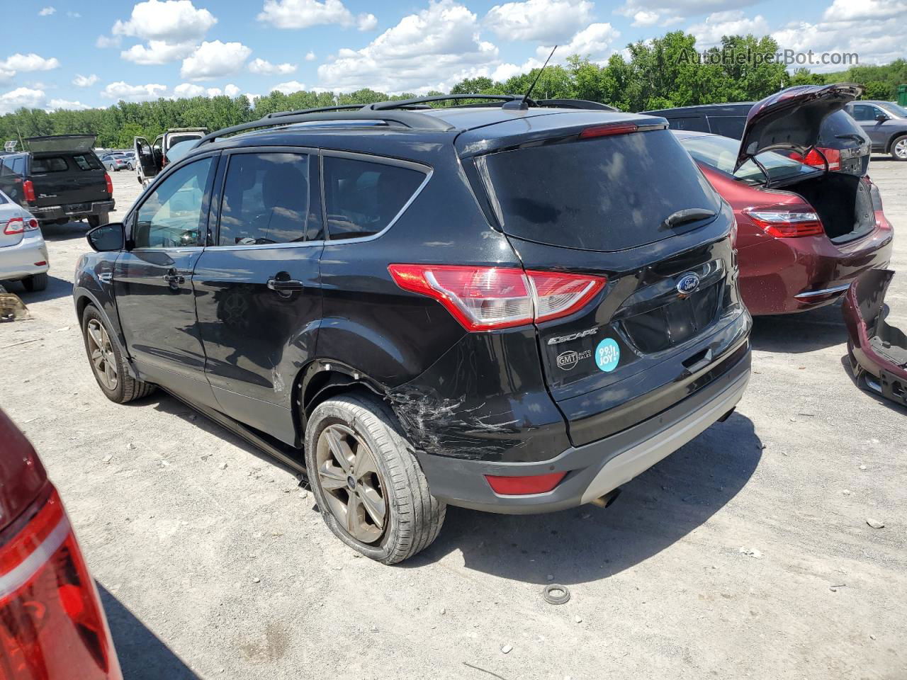 2015 Ford Escape Se Black vin: 1FMCU0G93FUA33464