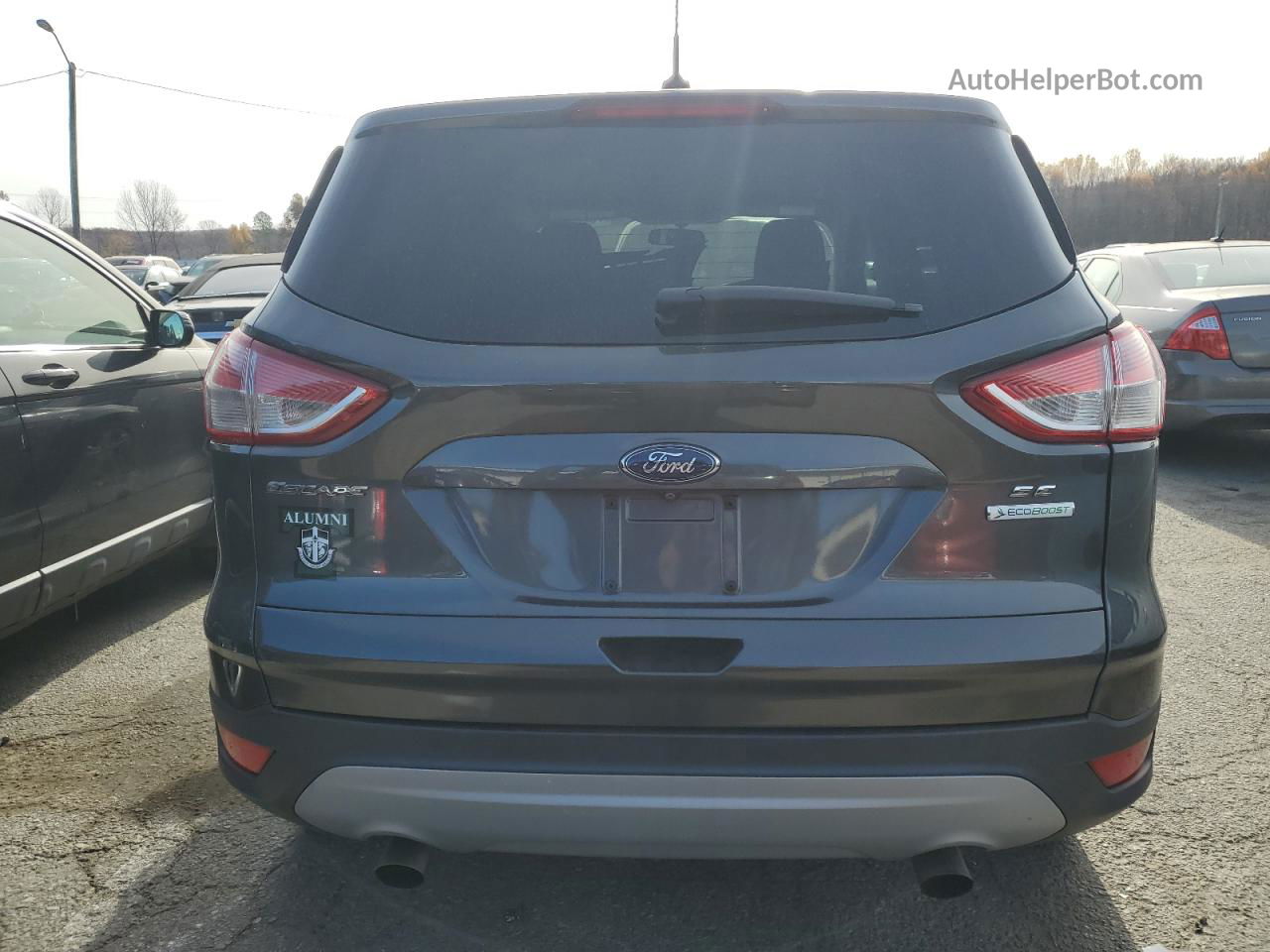 2015 Ford Escape Se Black vin: 1FMCU0G93FUB17798