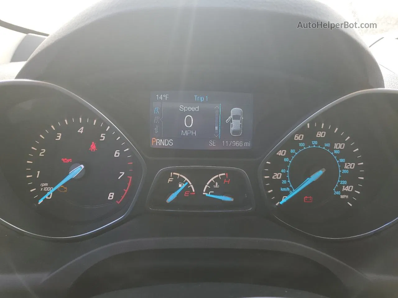 2015 Ford Escape Se Черный vin: 1FMCU0G93FUB17798