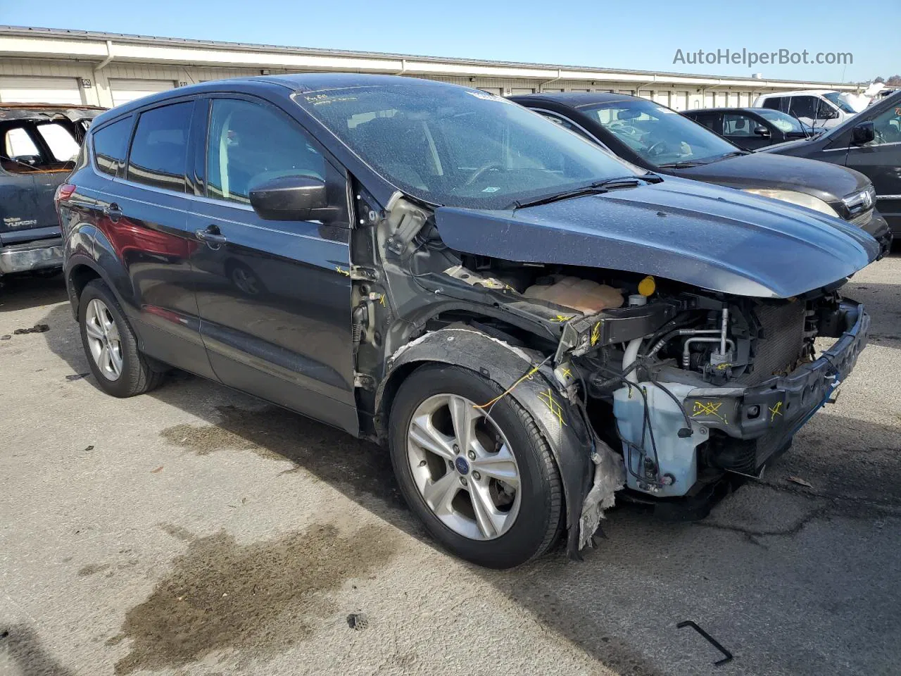 2015 Ford Escape Se Черный vin: 1FMCU0G93FUB17798