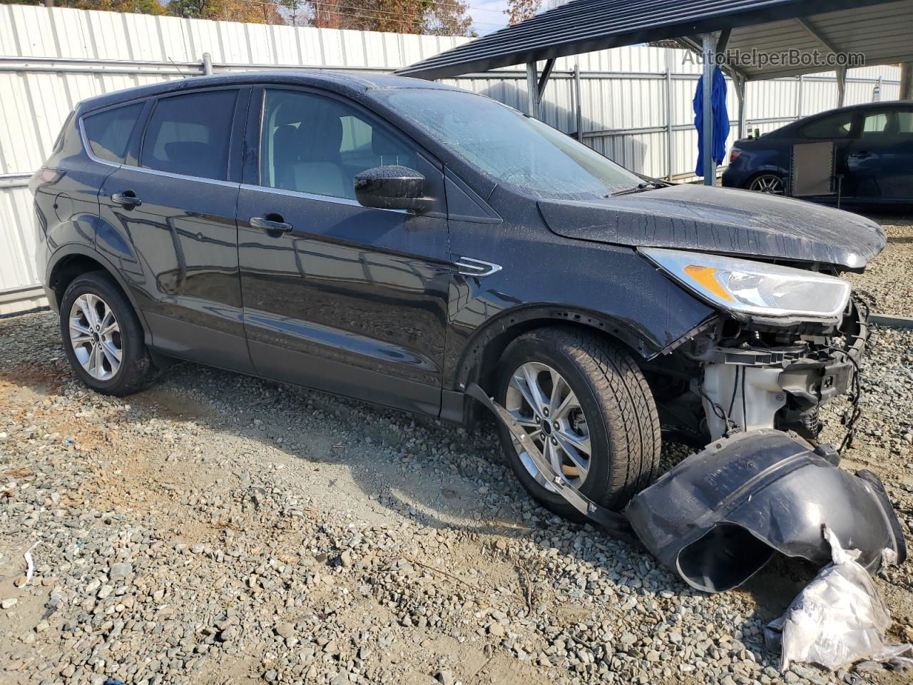 2017 Ford Escape Se Black vin: 1FMCU0G93HUC52685