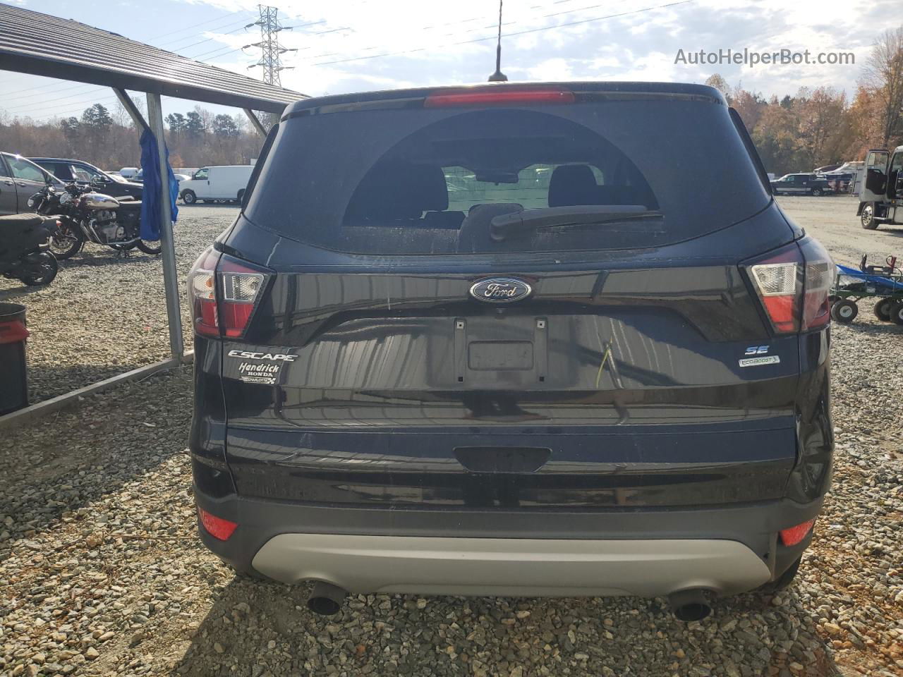 2017 Ford Escape Se Black vin: 1FMCU0G93HUC52685