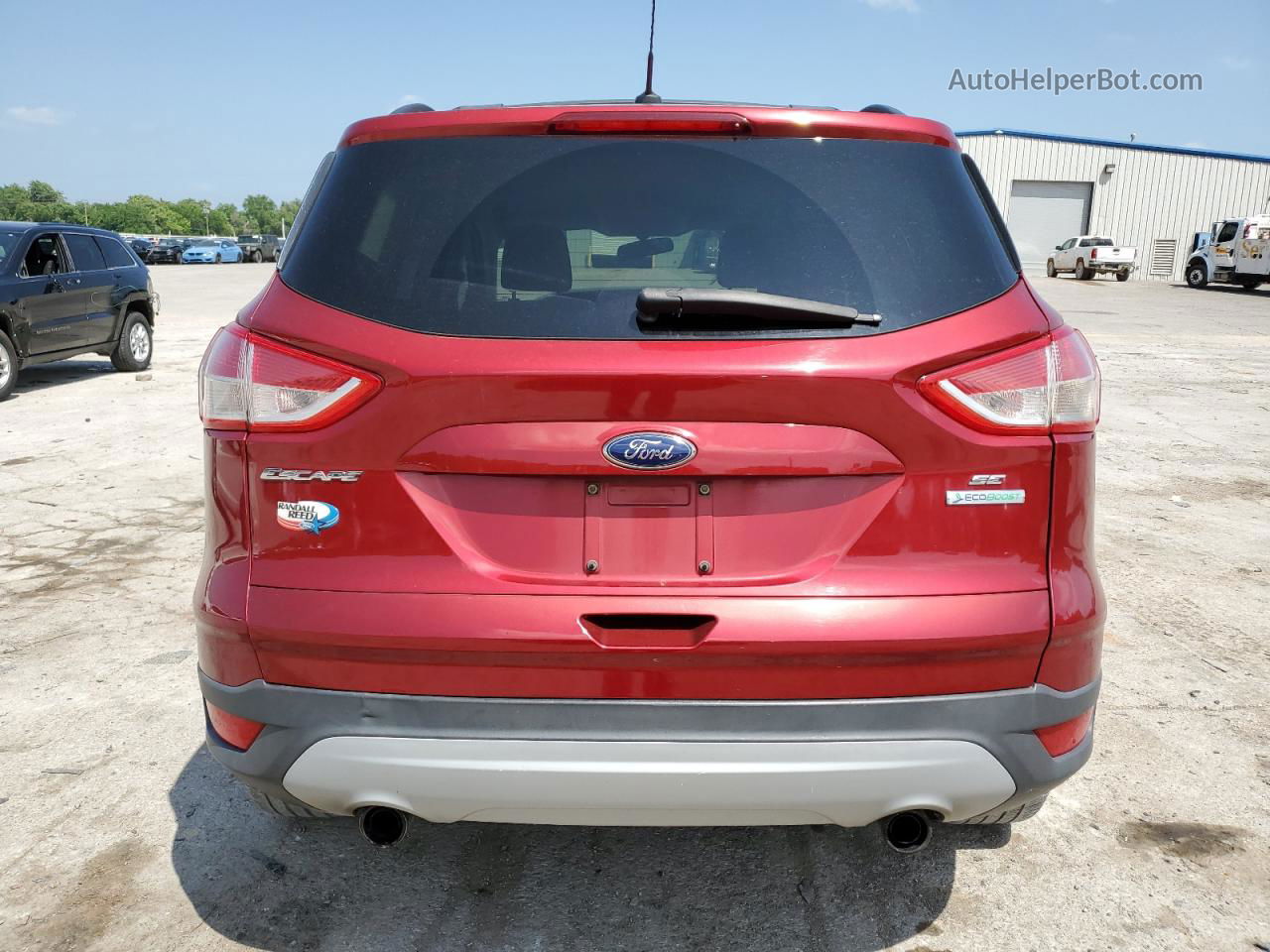 2013 Ford Escape Se Maroon vin: 1FMCU0G94DUC02825