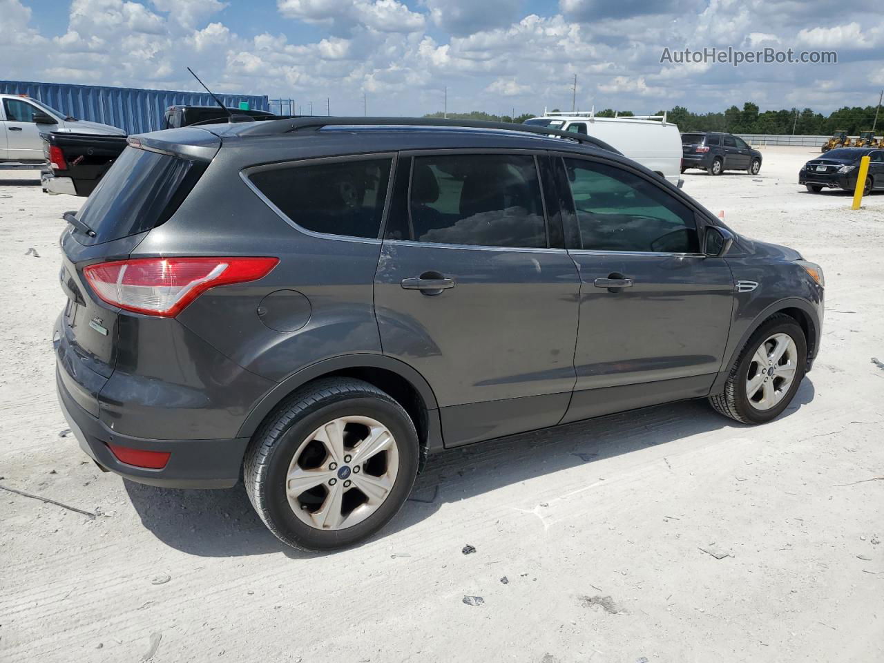 2015 Ford Escape Se Gray vin: 1FMCU0G94FUC13648