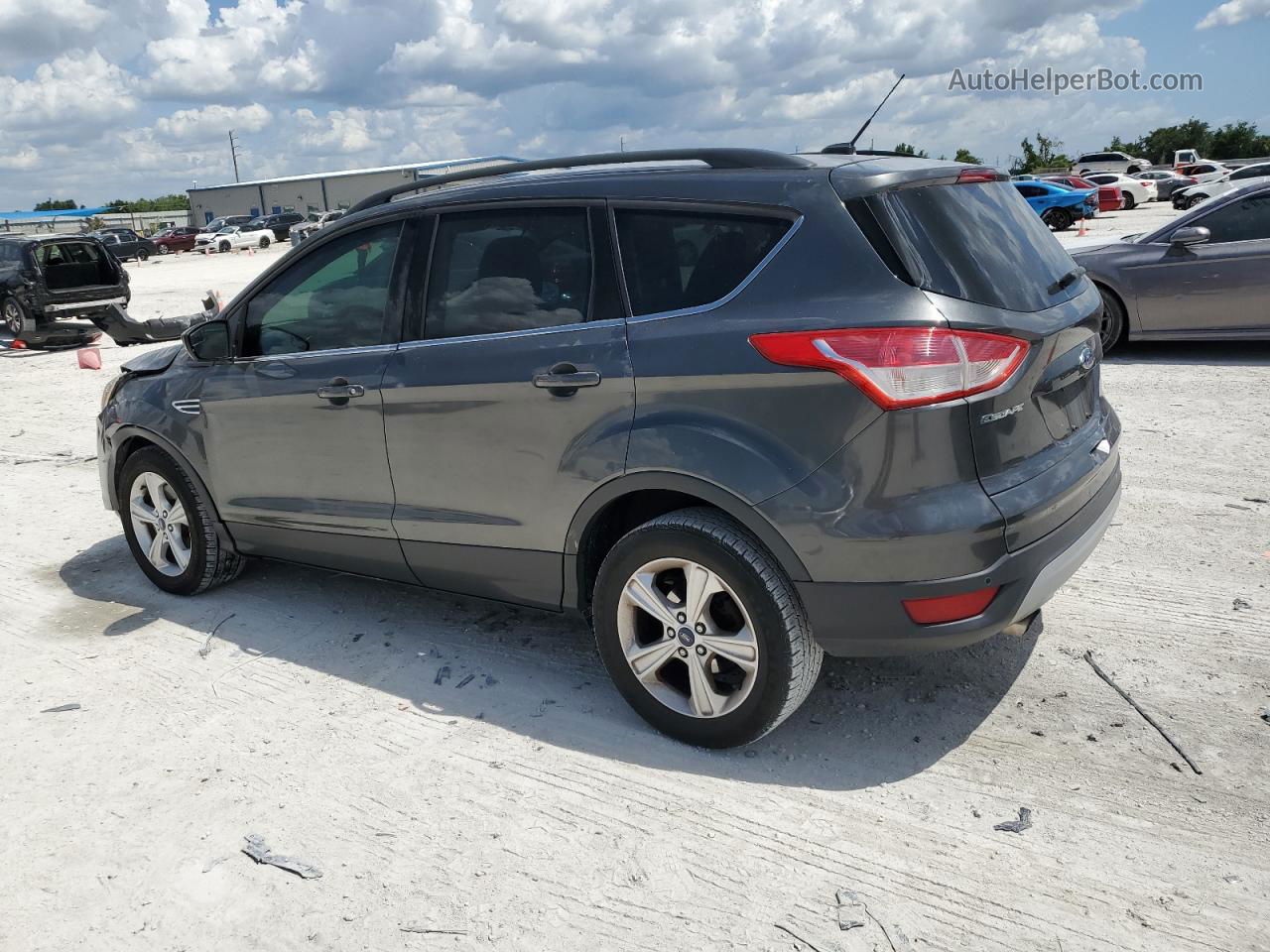 2015 Ford Escape Se Gray vin: 1FMCU0G94FUC13648