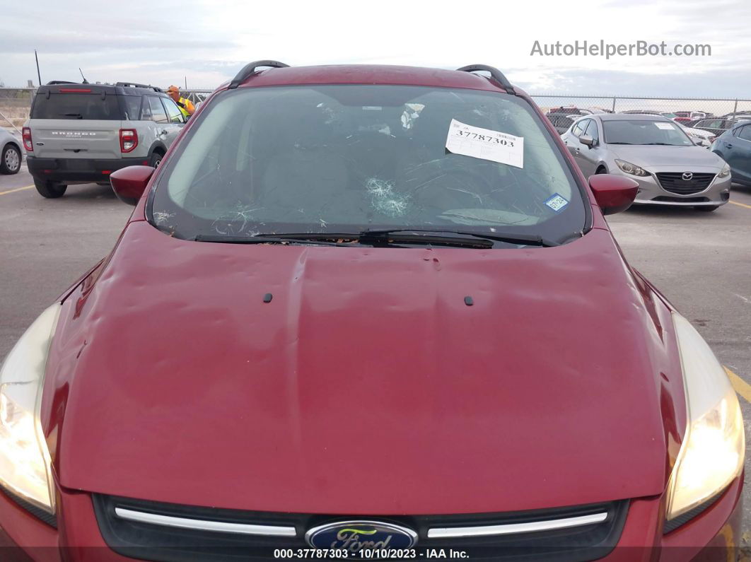 2016 Ford Escape Se Red vin: 1FMCU0G94GUB71161