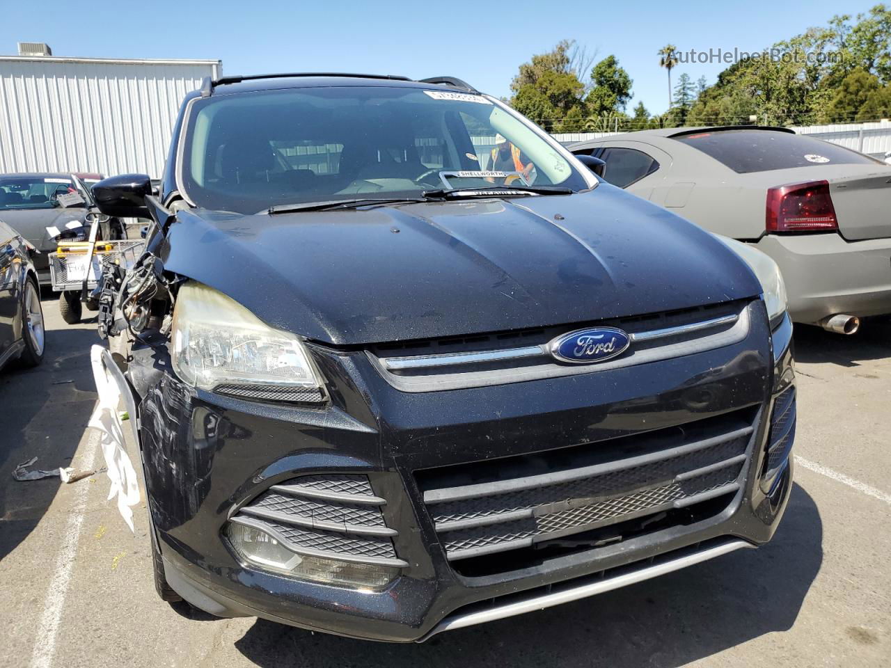 2014 Ford Escape Se Black vin: 1FMCU0G95EUA63449