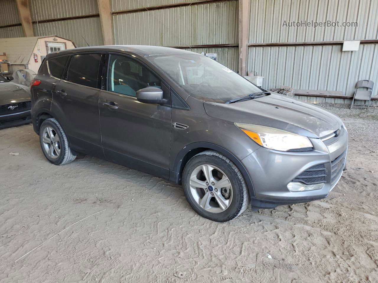 2014 Ford Escape Se Gray vin: 1FMCU0G95EUC46138