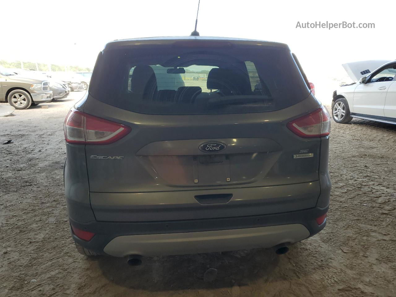 2014 Ford Escape Se Gray vin: 1FMCU0G95EUC46138