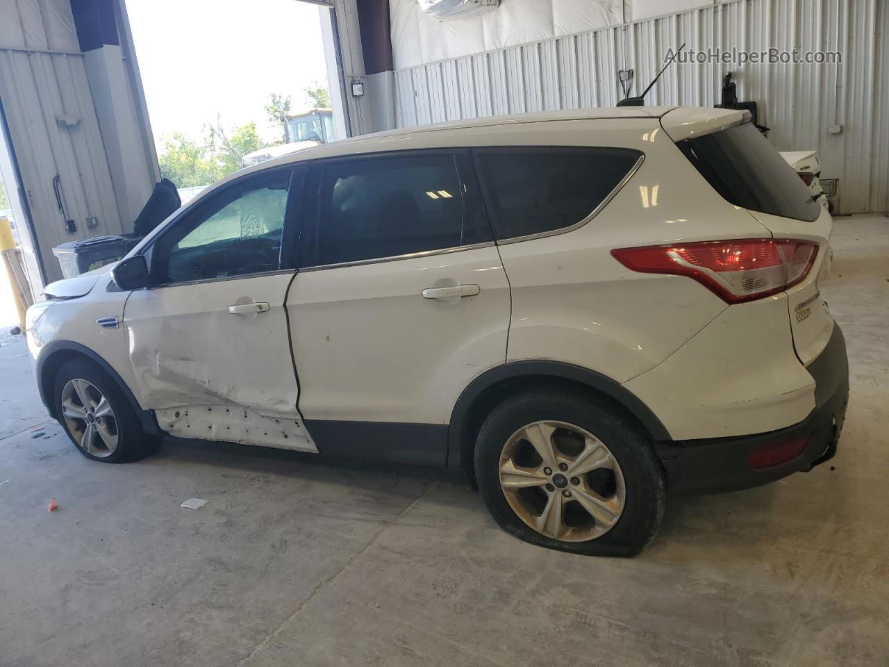 2014 Ford Escape Se White vin: 1FMCU0G95EUD73133