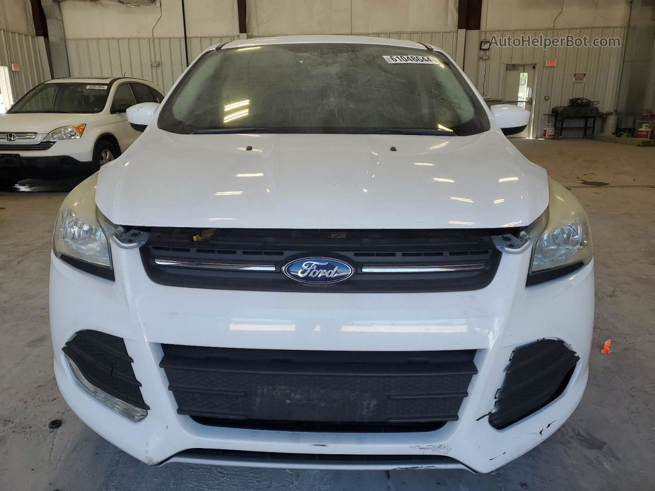 2014 Ford Escape Se Белый vin: 1FMCU0G95EUD73133