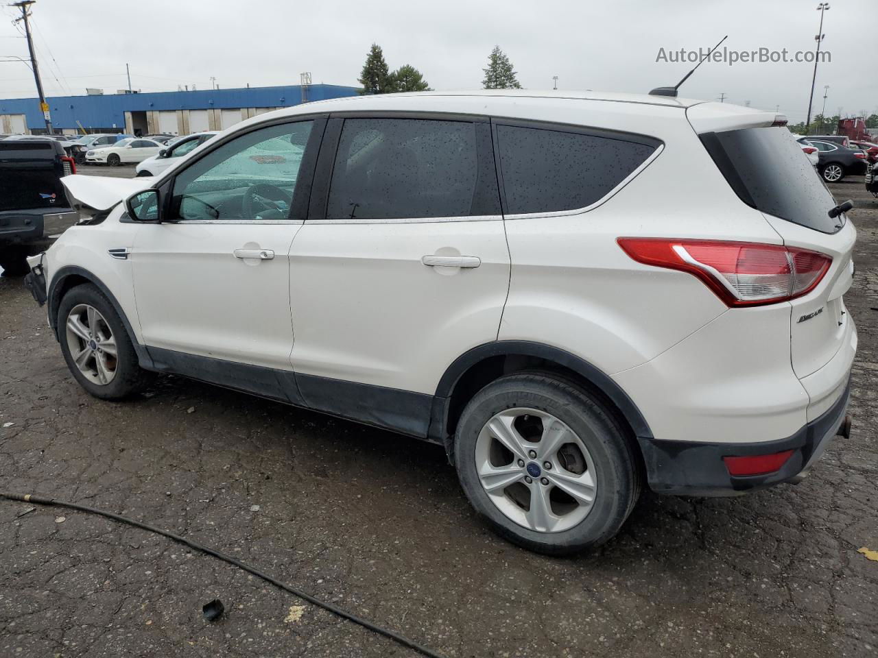 2015 Ford Escape Se White vin: 1FMCU0G95FUA40044