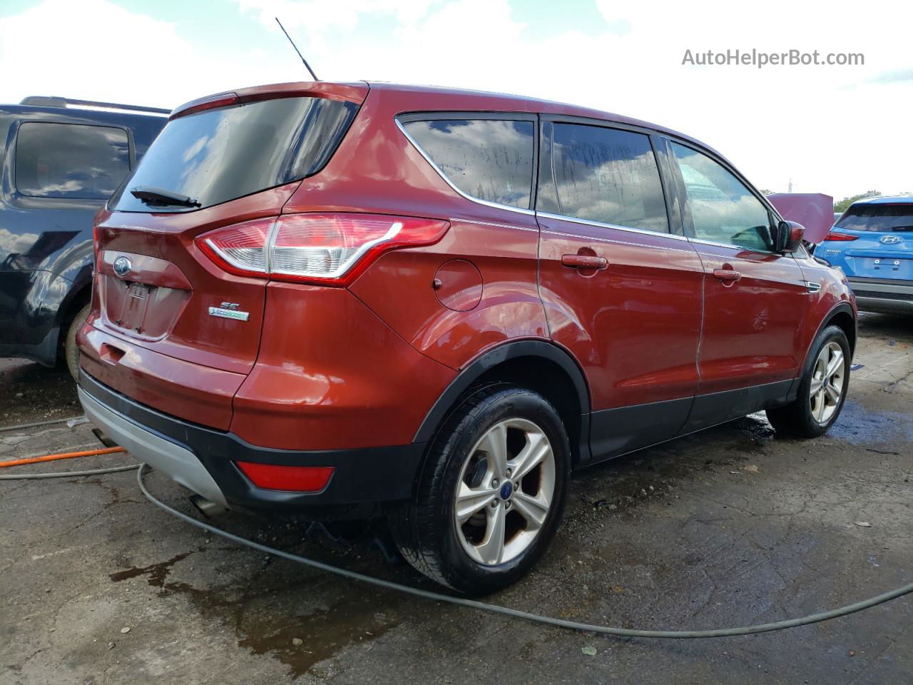 2015 Ford Escape Se Burgundy vin: 1FMCU0G95FUB25773