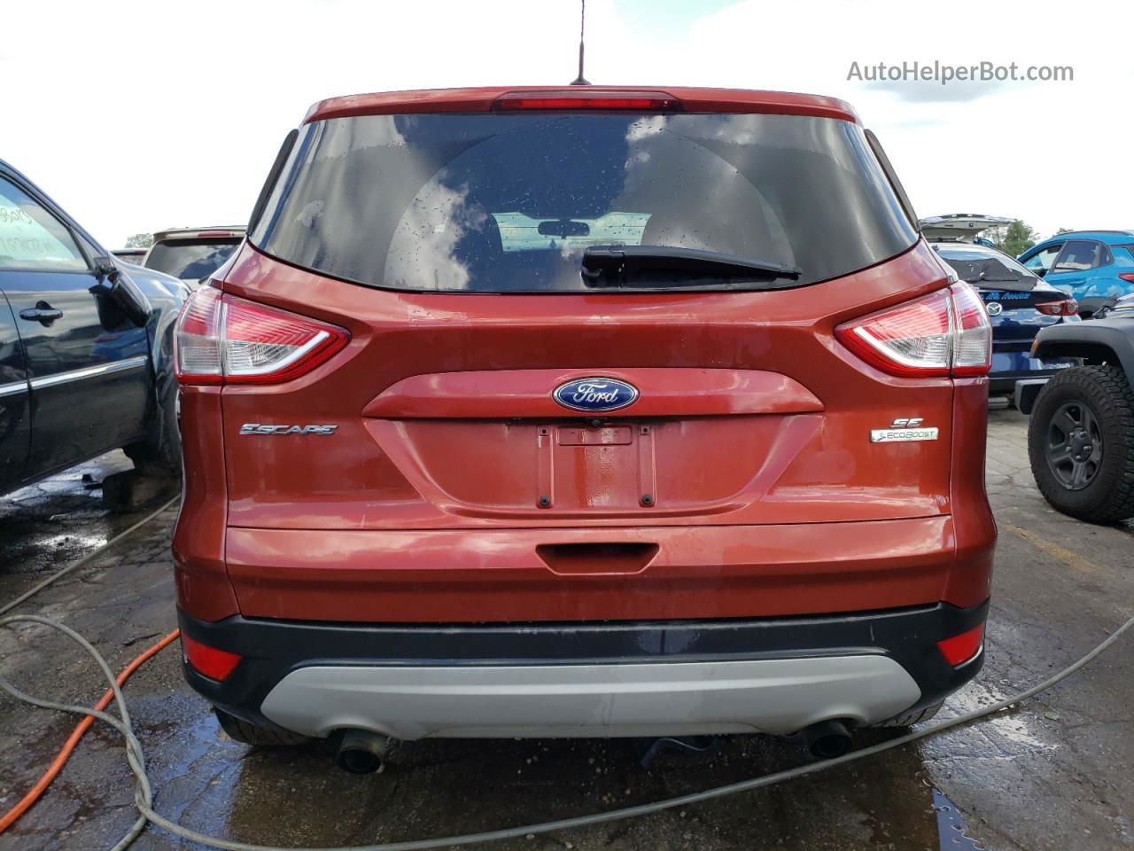 2015 Ford Escape Se Бордовый vin: 1FMCU0G95FUB25773