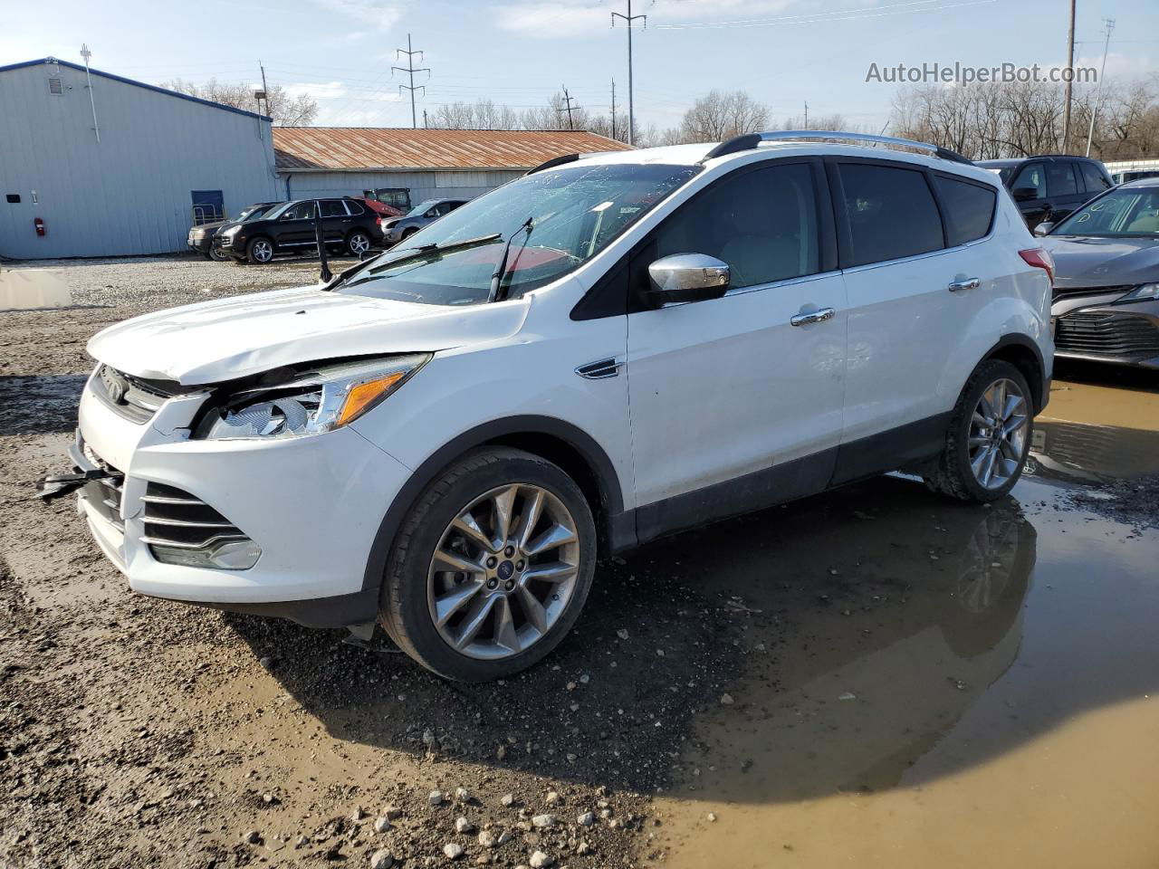 2016 Ford Escape Se Белый vin: 1FMCU0G95GUA09930