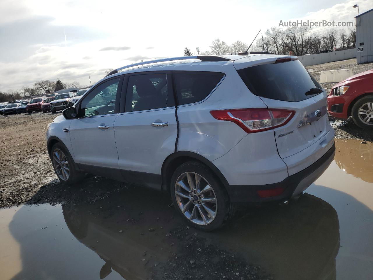 2016 Ford Escape Se White vin: 1FMCU0G95GUA09930