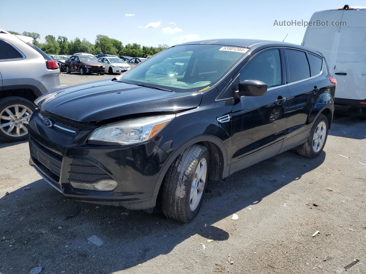 2016 Ford Escape Se Black vin: 1FMCU0G95GUA54267