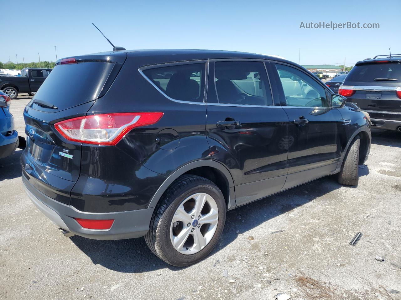 2016 Ford Escape Se Black vin: 1FMCU0G95GUA54267