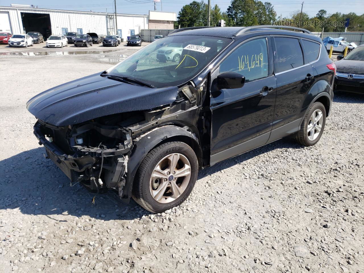 2016 Ford Escape Se Black vin: 1FMCU0G95GUC73178