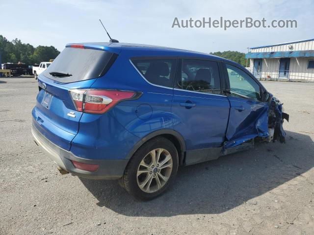 2017 Ford Escape Se Синий vin: 1FMCU0G95HUB04926