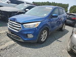 2017 Ford Escape Se Синий vin: 1FMCU0G95HUB04926