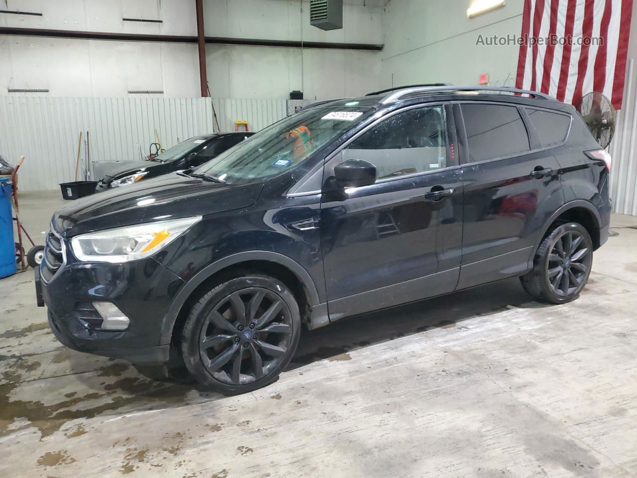 2017 Ford Escape Se Black vin: 1FMCU0G95HUE72216