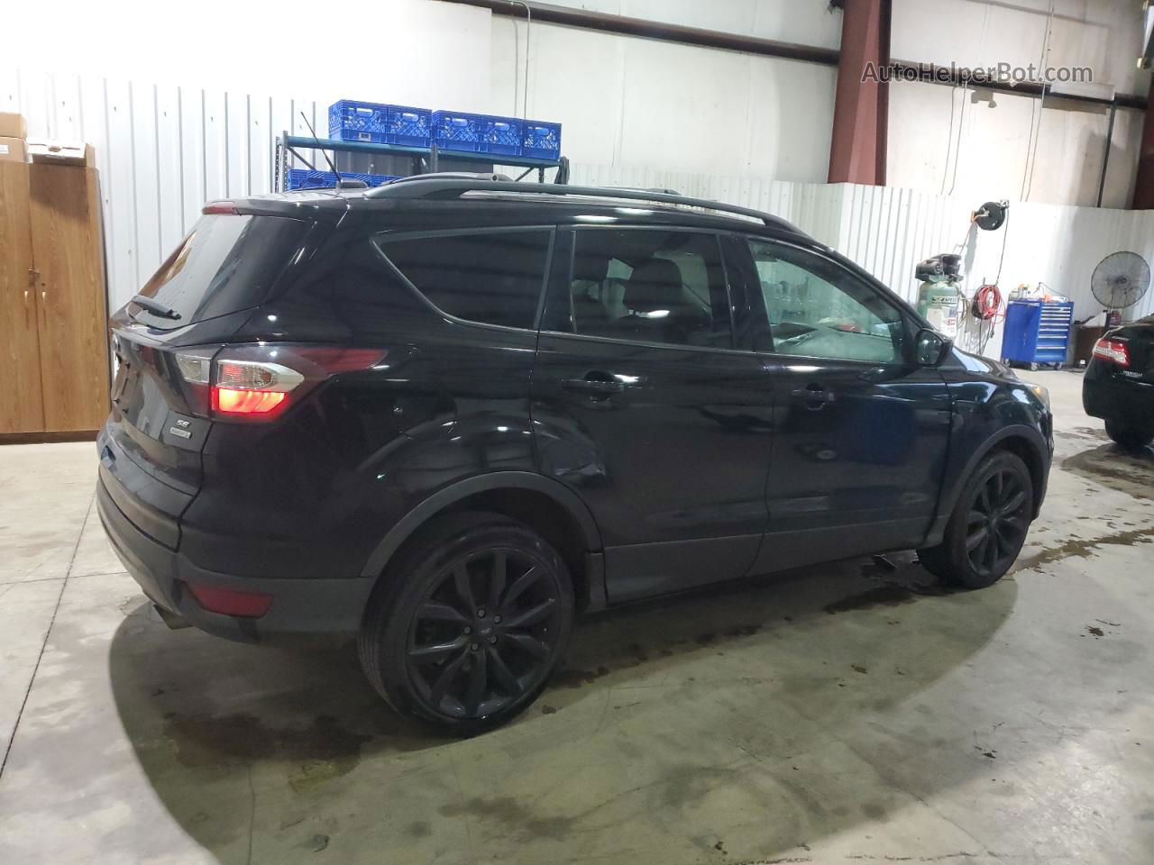 2017 Ford Escape Se Black vin: 1FMCU0G95HUE72216