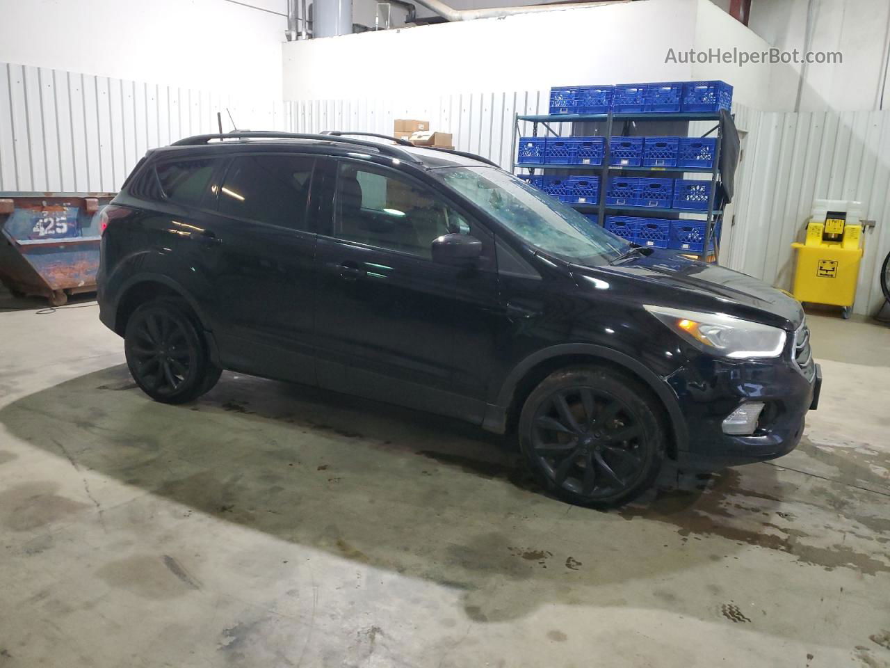 2017 Ford Escape Se Black vin: 1FMCU0G95HUE72216