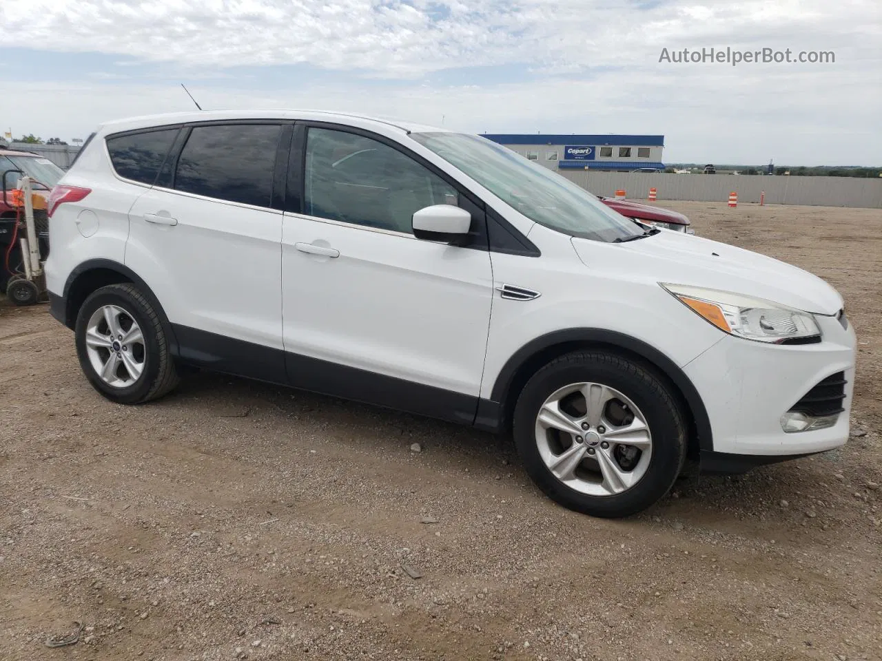 2013 Ford Escape Se White vin: 1FMCU0G96DUB38979