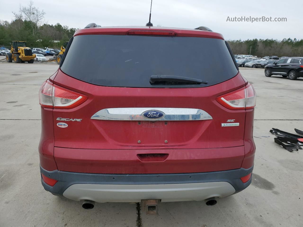 2015 Ford Escape Se Красный vin: 1FMCU0G96FUA87177