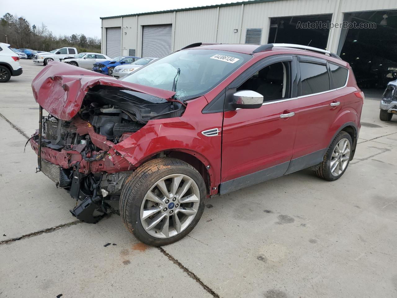 2015 Ford Escape Se Red vin: 1FMCU0G96FUA87177