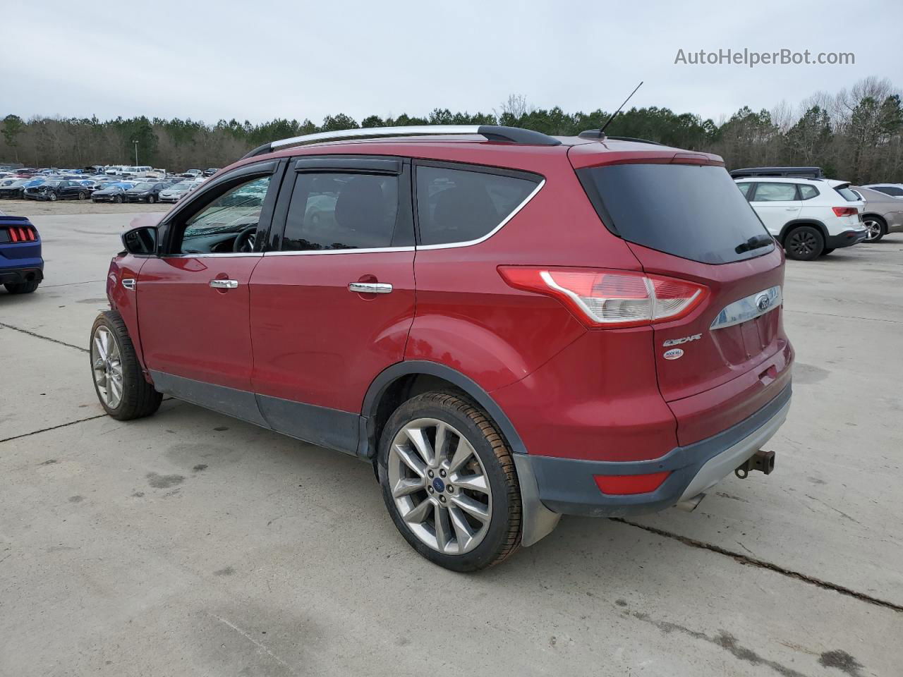 2015 Ford Escape Se Красный vin: 1FMCU0G96FUA87177