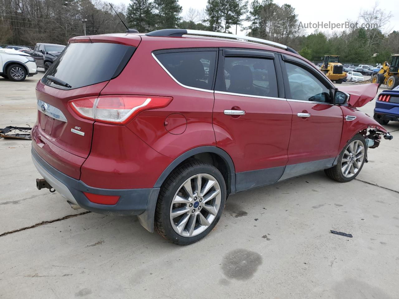 2015 Ford Escape Se Красный vin: 1FMCU0G96FUA87177