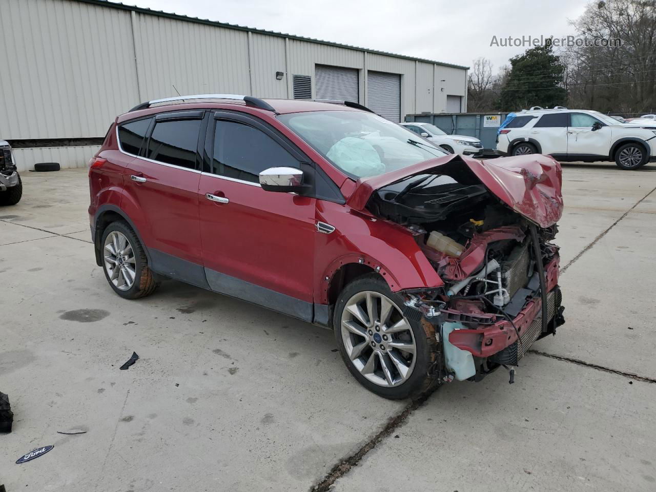 2015 Ford Escape Se Red vin: 1FMCU0G96FUA87177