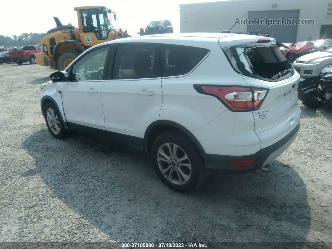 2017 Ford Escape Se White vin: 1FMCU0G96HUC56262