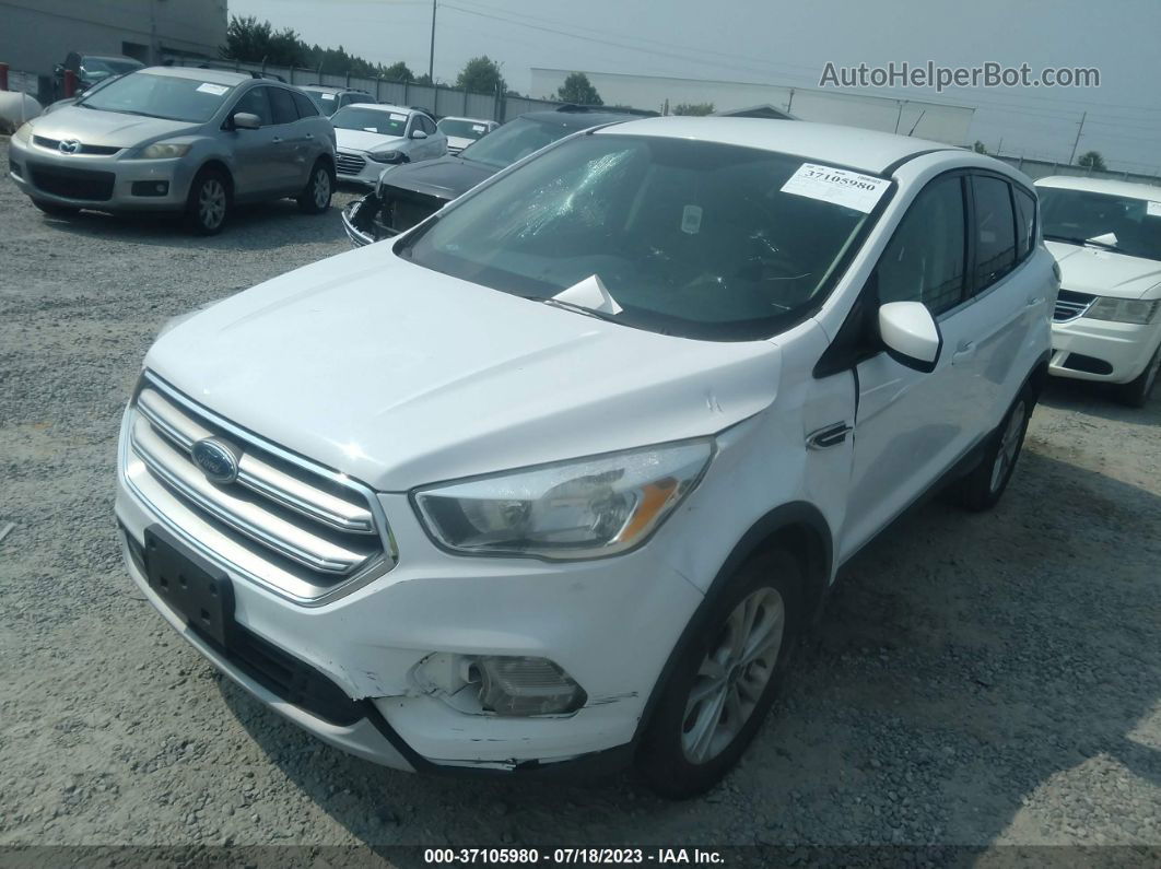 2017 Ford Escape Se White vin: 1FMCU0G96HUC56262