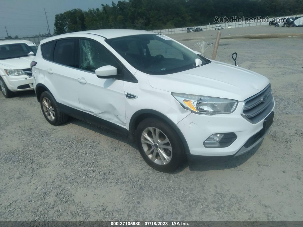 2017 Ford Escape Se White vin: 1FMCU0G96HUC56262