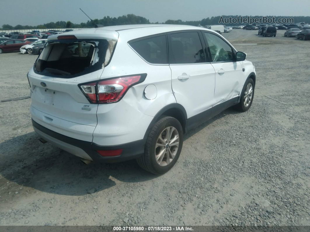 2017 Ford Escape Se White vin: 1FMCU0G96HUC56262