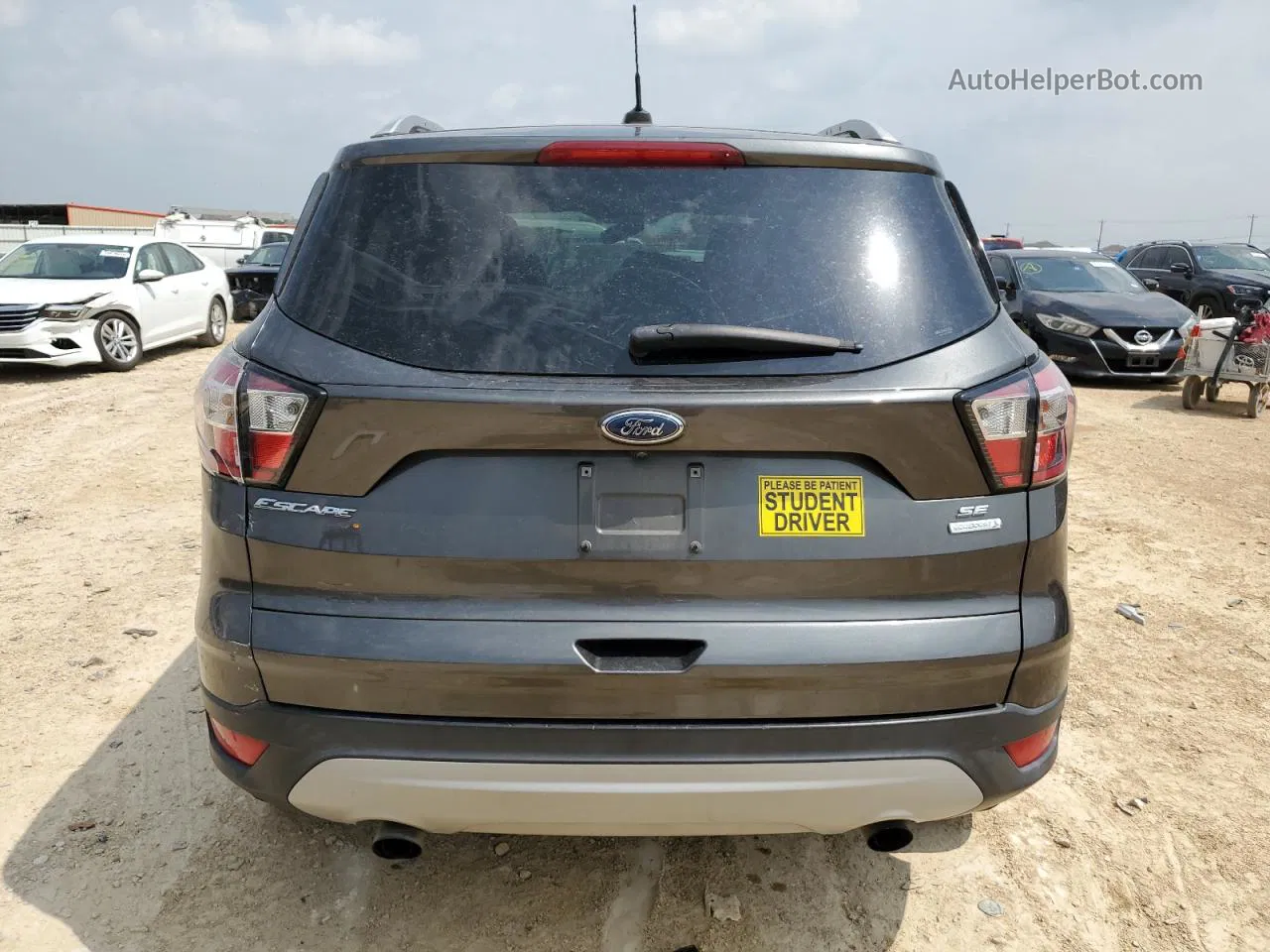 2017 Ford Escape Se Charcoal vin: 1FMCU0G96HUF06826