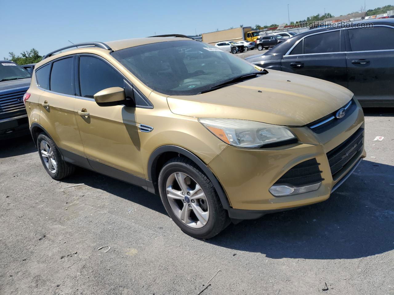 2014 Ford Escape Se Gold vin: 1FMCU0G97EUC16915