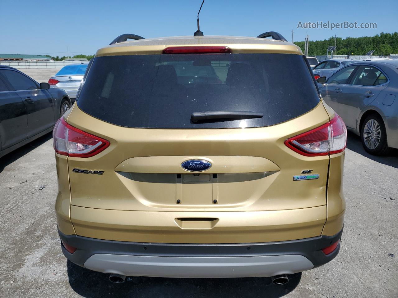 2014 Ford Escape Se Gold vin: 1FMCU0G97EUC16915