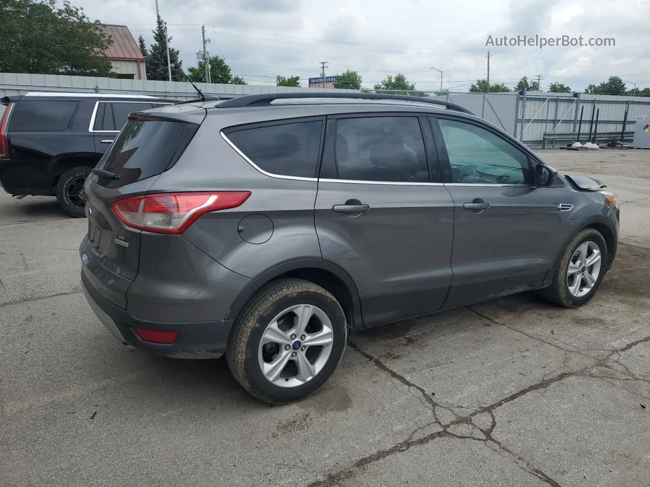 2014 Ford Escape Se Gray vin: 1FMCU0G97EUC66052