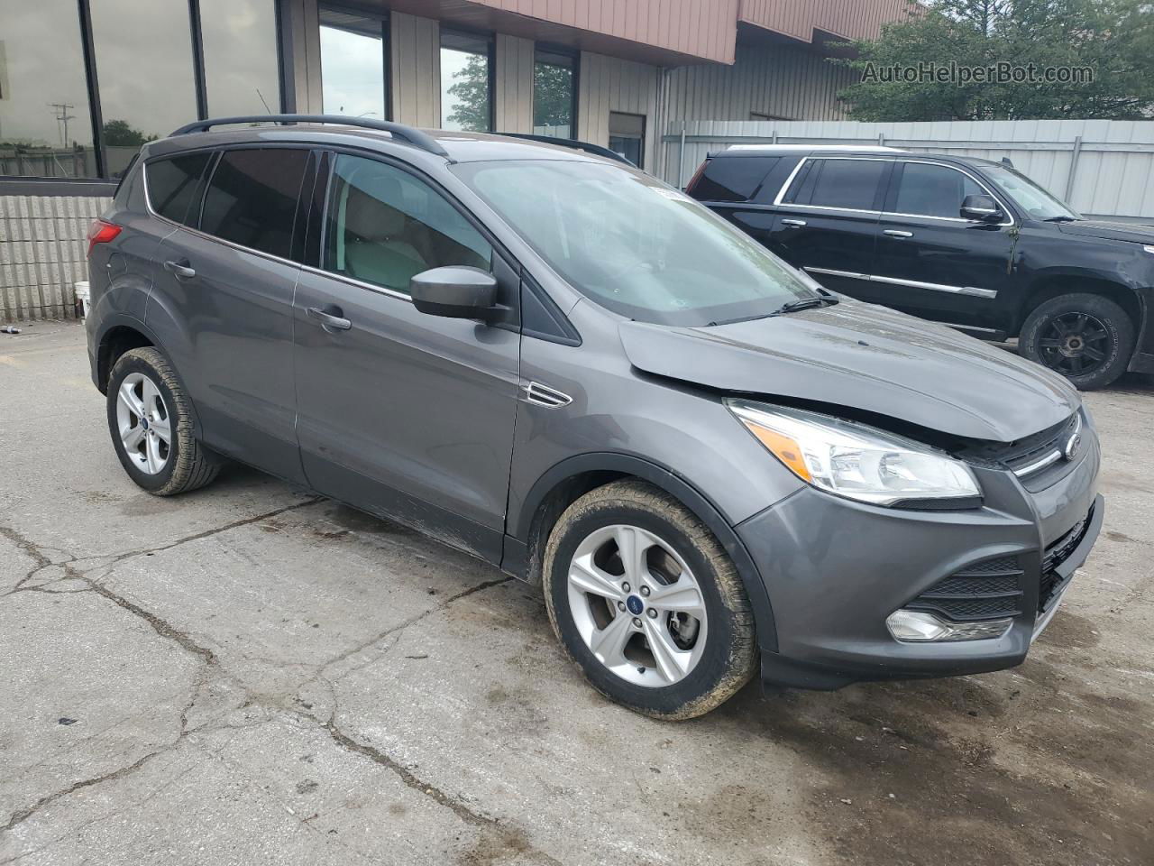 2014 Ford Escape Se Gray vin: 1FMCU0G97EUC66052