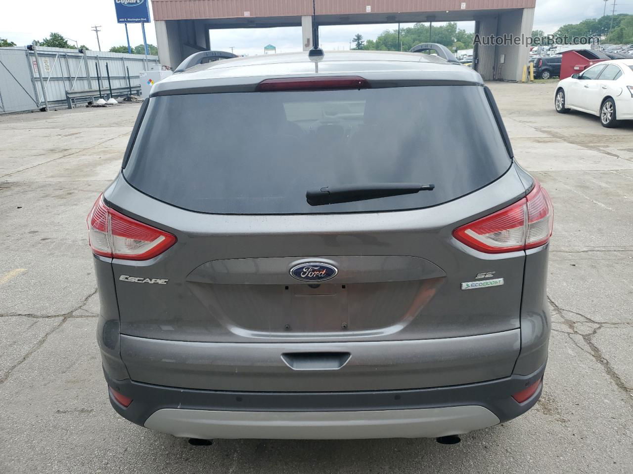 2014 Ford Escape Se Gray vin: 1FMCU0G97EUC66052