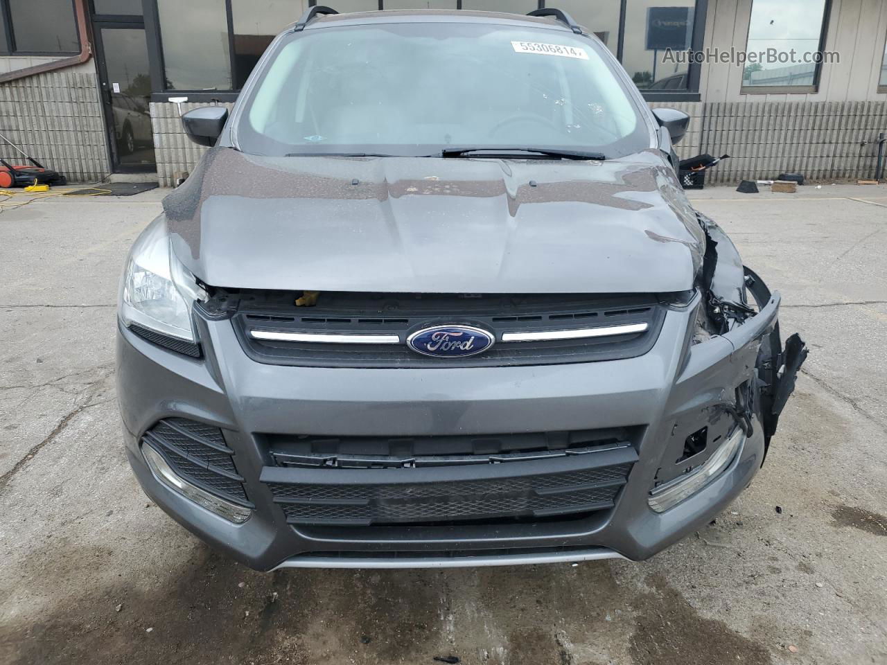 2014 Ford Escape Se Gray vin: 1FMCU0G97EUC66052