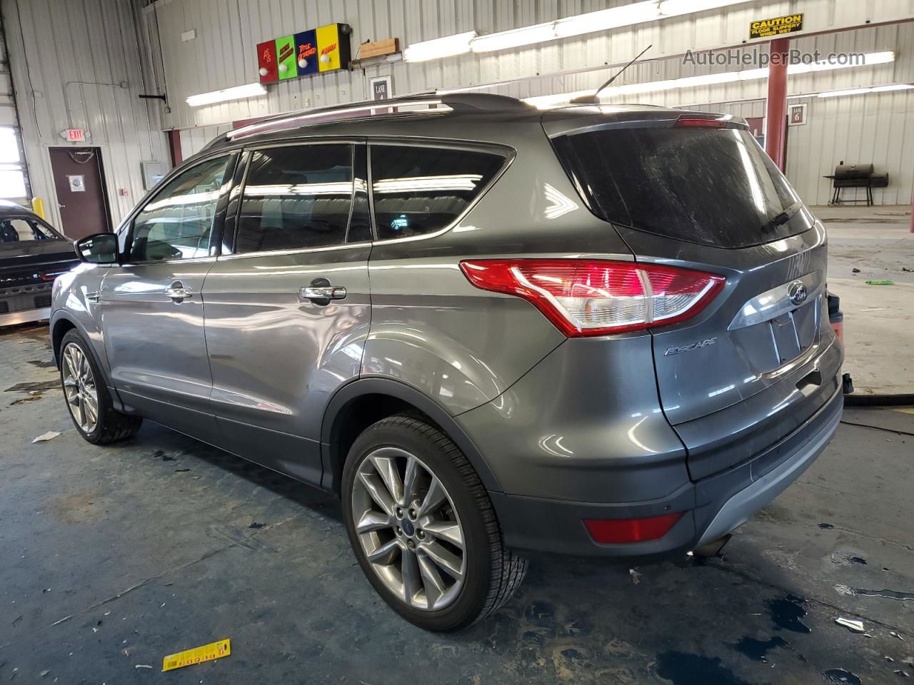 2014 Ford Escape Se Серый vin: 1FMCU0G97EUD82433