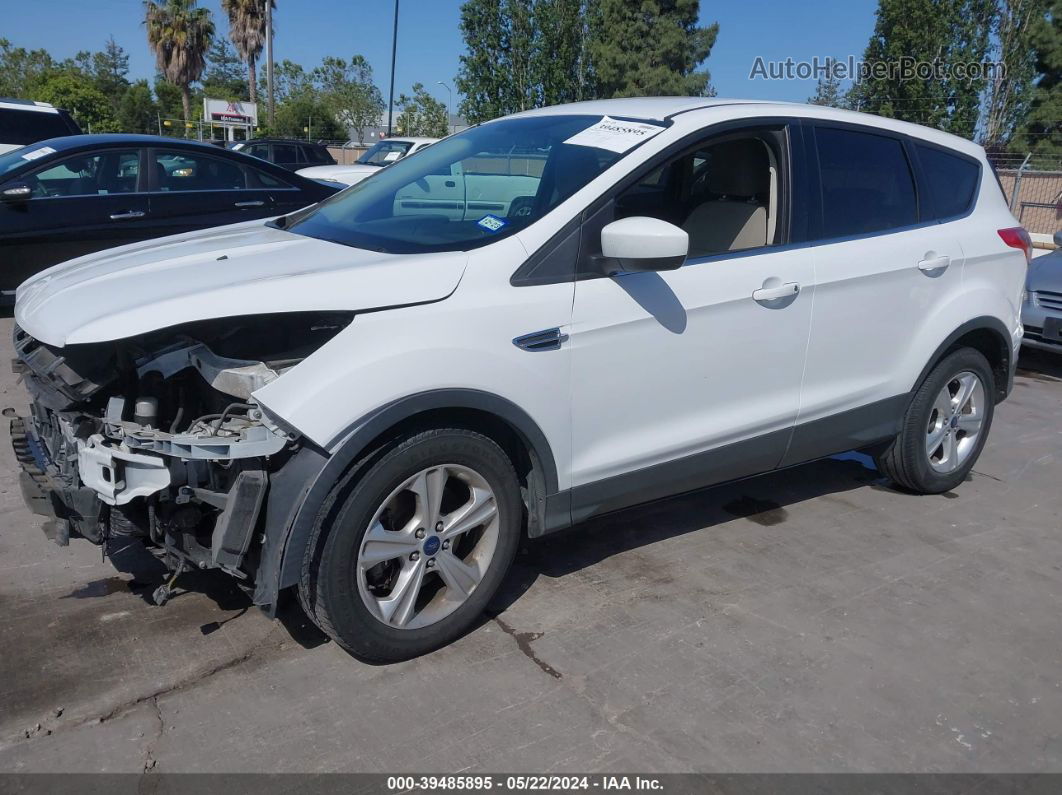 2015 Ford Escape Se Белый vin: 1FMCU0G97FUB41991